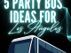 5 Ideas for a Los Angeles Party Bus Experience