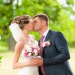 Wedding limo photo