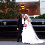 Wedding limo photo