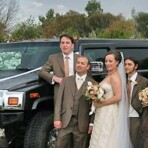 Wedding limo photo