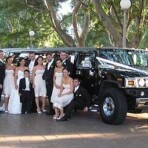 Wedding limo photo