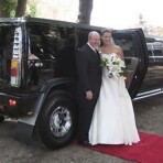 Wedding limo photo