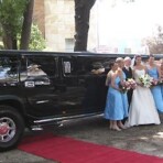 Wedding limo photo