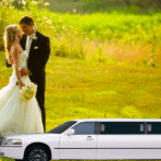 Wedding limousine in Los Angeles